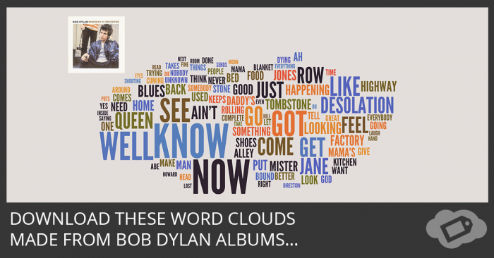 Bob Dylan Word Clouds